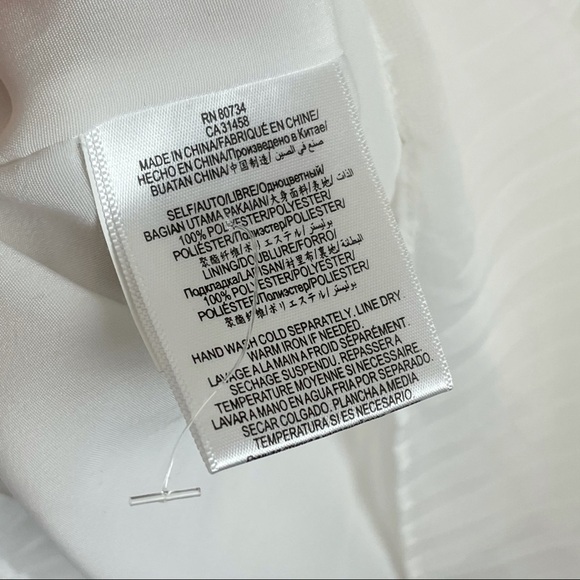 NWT BCBGeneration White Pleated Mini Dress size S - Picture 7 of 8